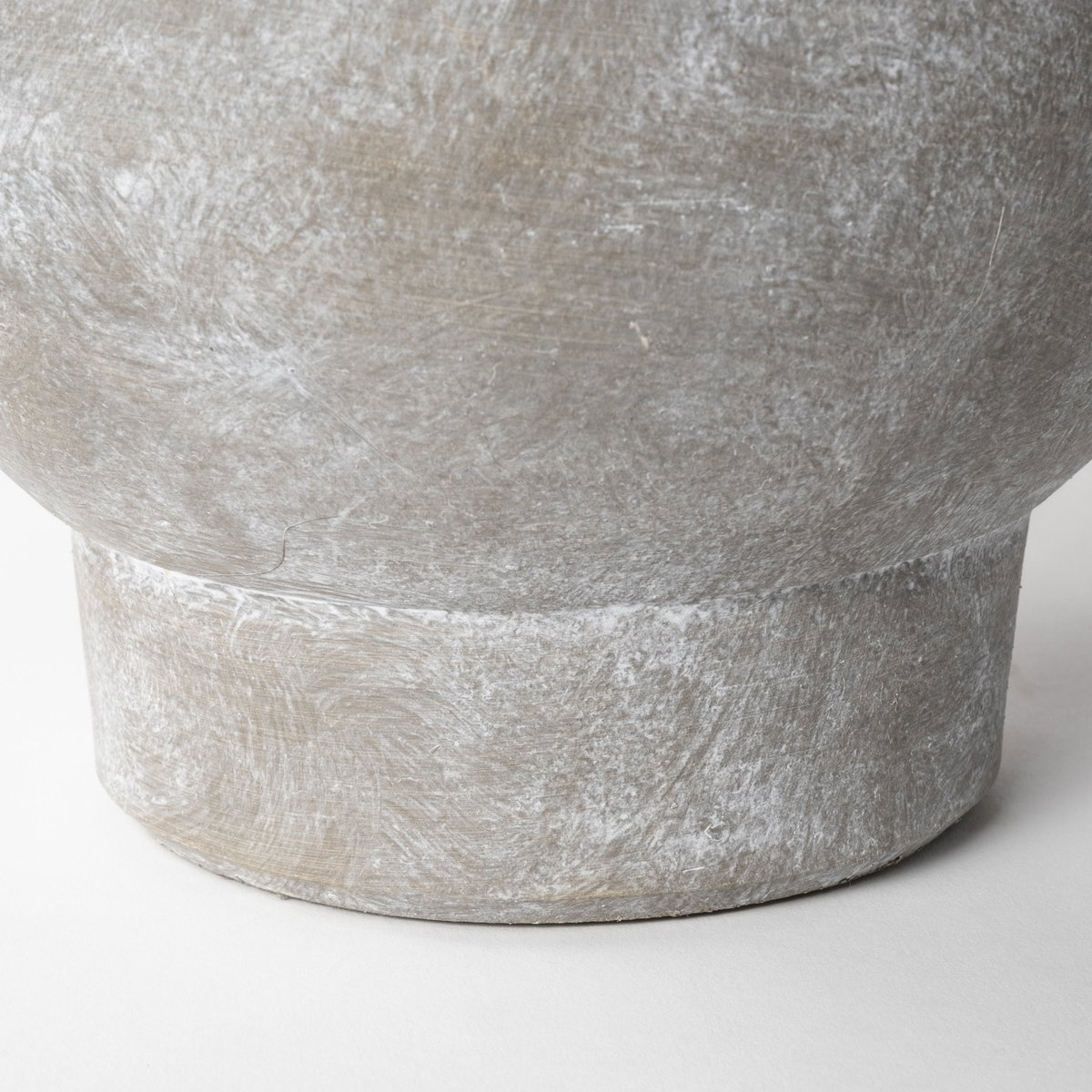 Deya Small Rustic Brown Ceramic Vase, by Mercana, 11.02" length x 8.46" width x 7.09" height View 8
