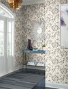 Flourish Purple Wallpaper, by York Wall, 27' length x 2'3" width x 0.02" depth thumbnail 4