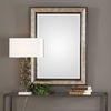 Shefford Antiqued Silver Mirror, by Uttermost, 31" width x 43" height x 1.62" depth thumbnail 2