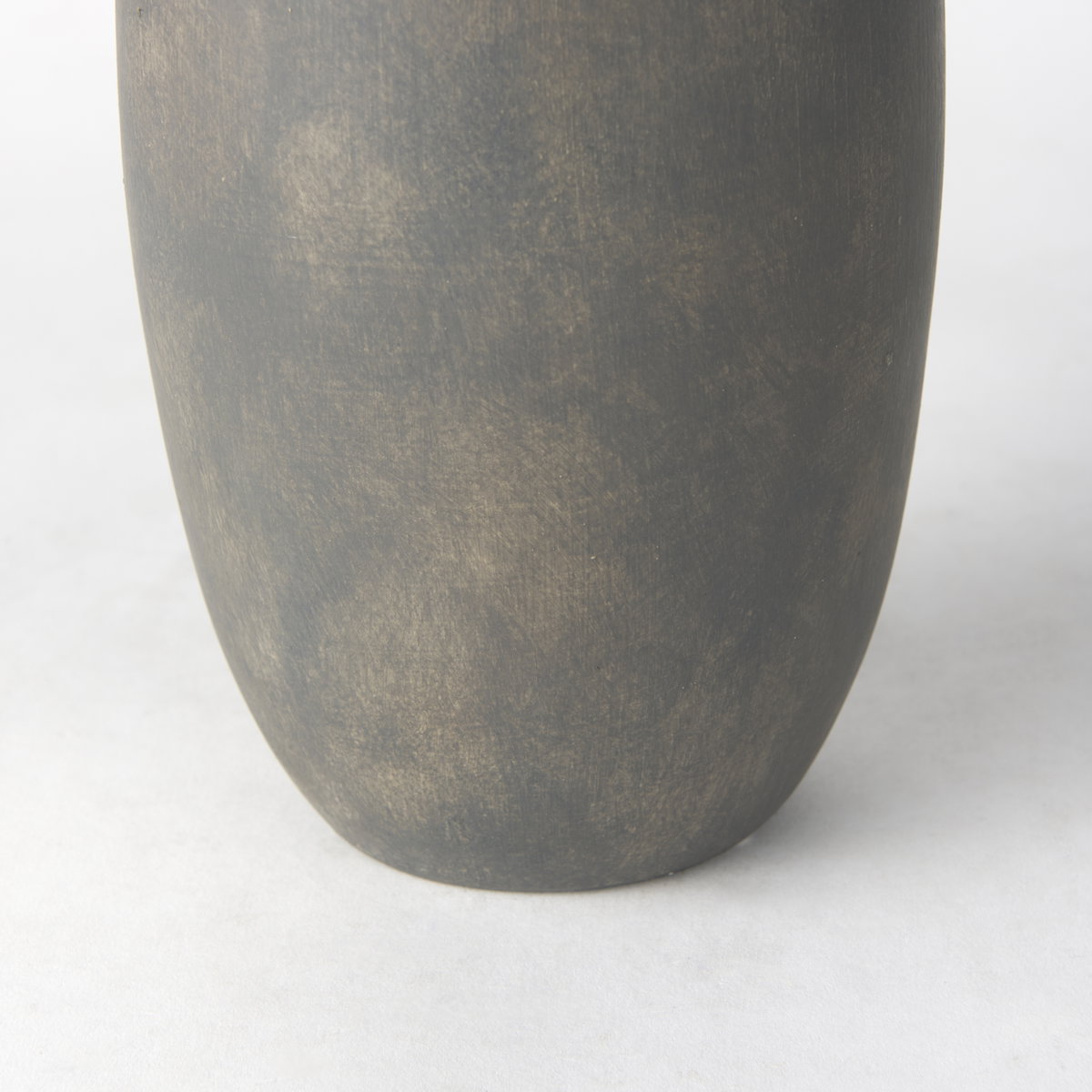 Kilian Tall Matte Brown-Gray Double Ear Vase, by Mercana, 5.91" length x 5.71" width x 16.93" height View 9
