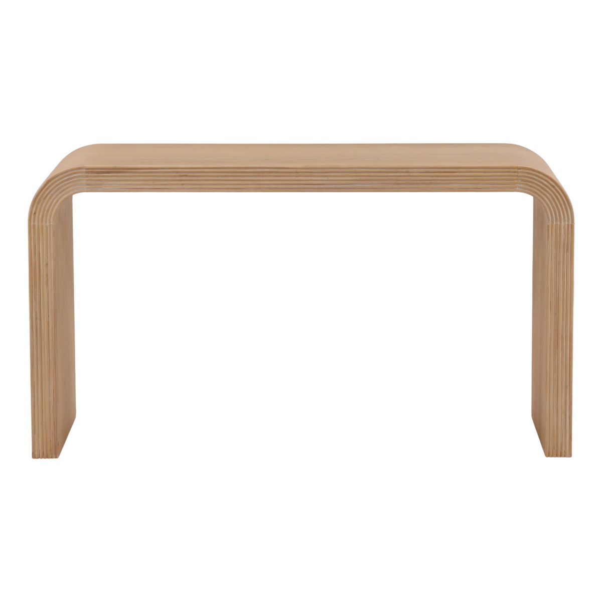 Caswell Desk Light Natural, by Dovetail, 55" width x 30" height x 22" depth View 2