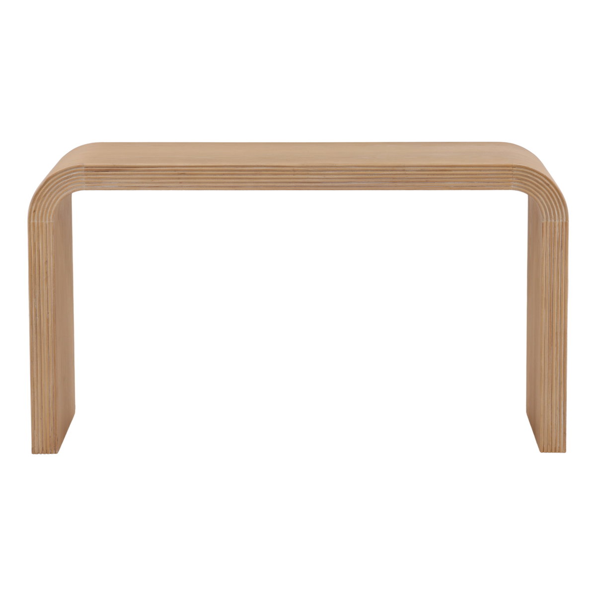 Caswell Desk Light Natural, by Dovetail, 55" width x 30" height x 22" depth View 2