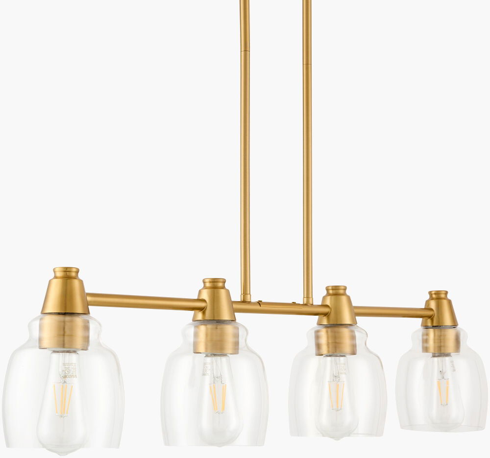 Cavtat Chandelier, by Surya, 5" length x 33" width x 8" height