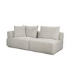 Warner Gray 2 Piece Long Sofa Set, Sectional Sofa by Mercana, 167" length x 40.2" width x 32.68" height thumbnail 3