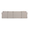 Fable Slipcover Dining Banquette U-shape Beige 121in thumbnail 4