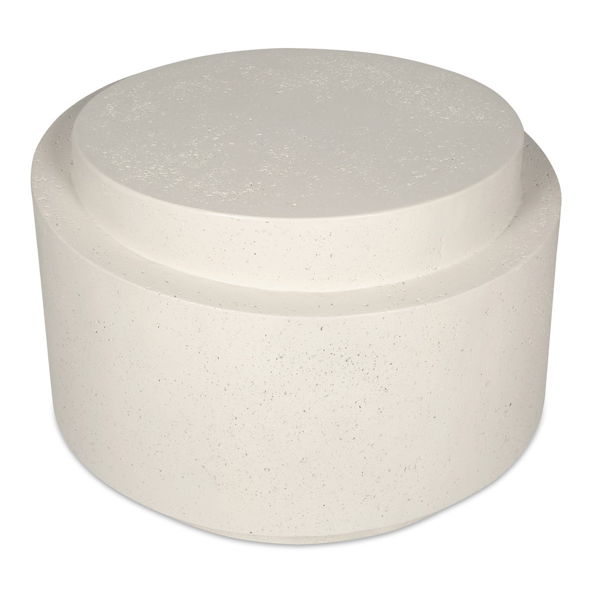 Cosmo Outdoor Accent Table Off White, Side & End Table by Moe's Home, 25" width x 17.5" height x 25" depth View 3