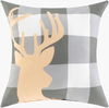 Reindeer Buffalo Accent Pillow thumbnail 0