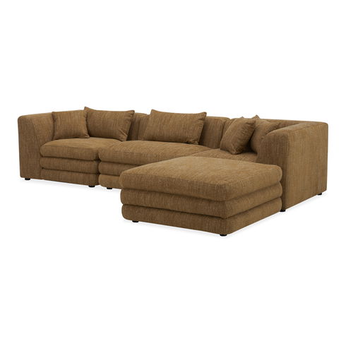 Lowtide Lounge Modular Sectional Amber Glow