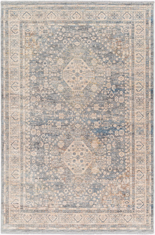 Chicago Machine Woven Rug, by Surya, 1'3.75" length x 1'3.75" width