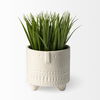 Jacob I Short White Ceramic Smiling Face Vase thumbnail 8