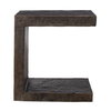 Obra Bronze Outdoor Side Table, Outdoor Table by Uttermost, 1'8" width x 1'10" height x 1' depth thumbnail 5