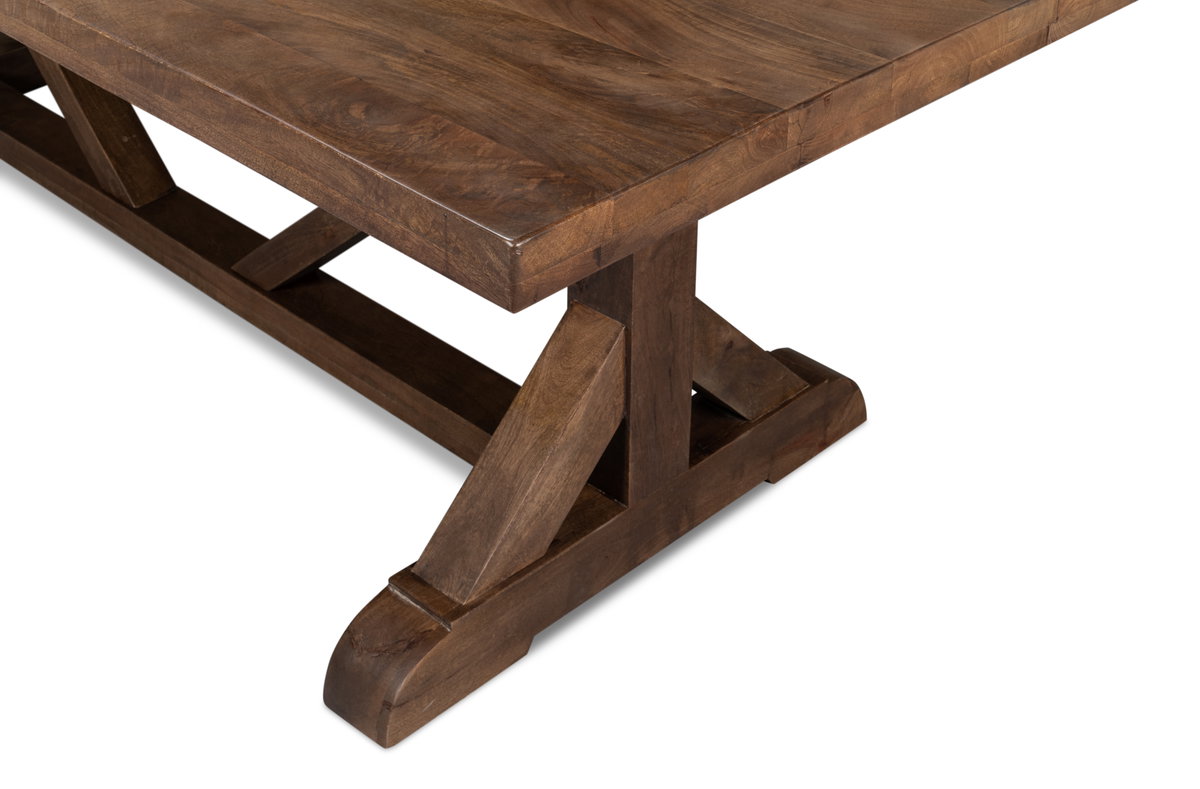Silas Dining Table, by Sarreid, 3'3" length x 7'11" width x 2'7" height View 6