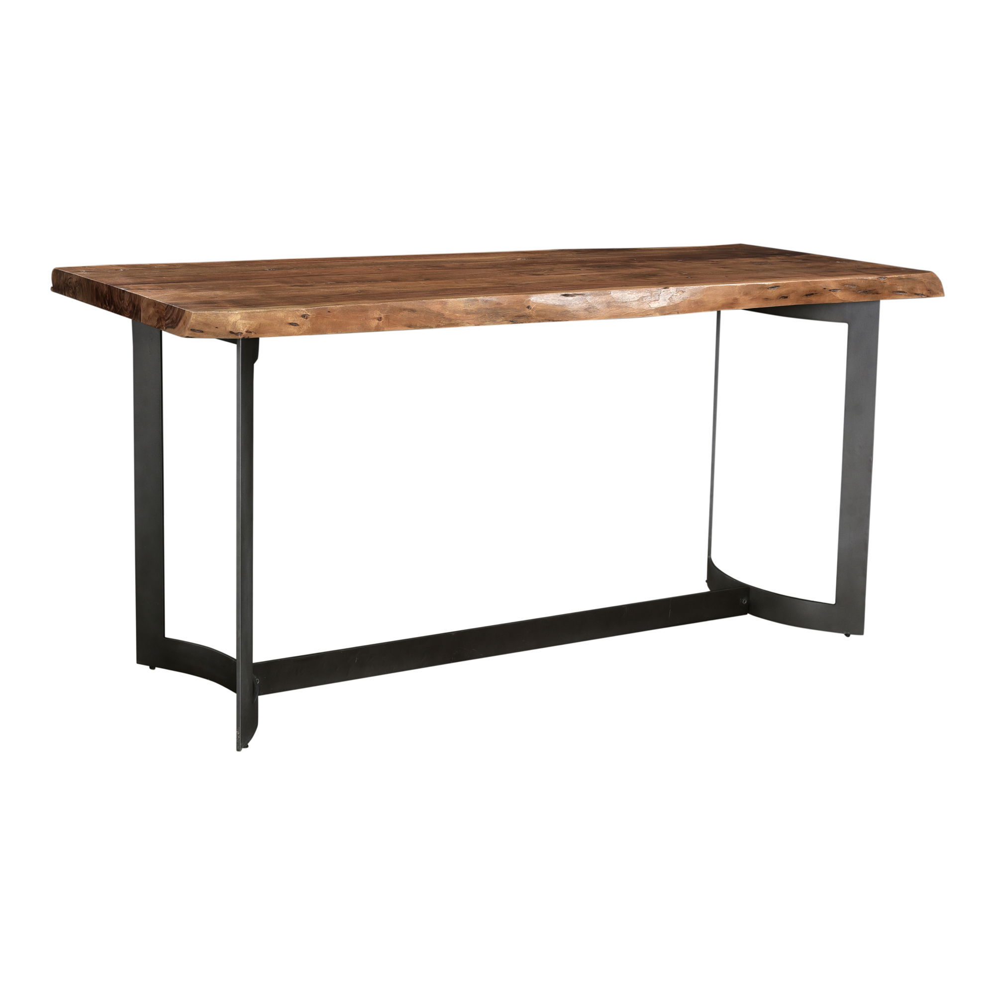 Bent Counter Table Brown, Counter & Bar Table by Moe's Home, 80" width x 36" height x 28" depth View 2
