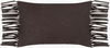 Suede Fringe Accent Pillow, Decorative Pillow by Surya, 20" length x 20" width thumbnail