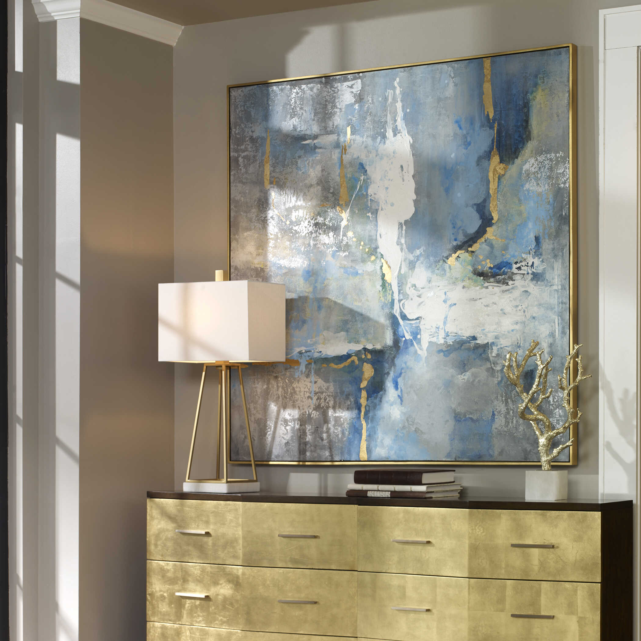 Meditation Modern Art, Painting by Uttermost, 61" width x 61" height x 1.75" depth View 5