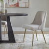 Bramwell Gray Dining Chair, by Uttermost, 21" width x 34" height x 22.5" depth thumbnail 2