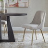 Bramwell Gray Dining Chair, by Uttermost, 21" width x 34" height x 22.5" depth thumbnail 2