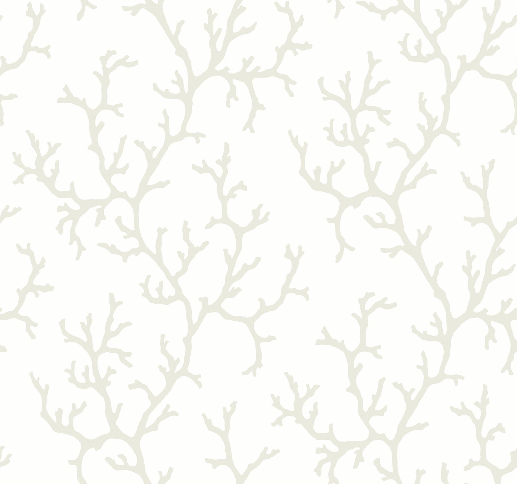 Coral Island White Wallpaper large image 