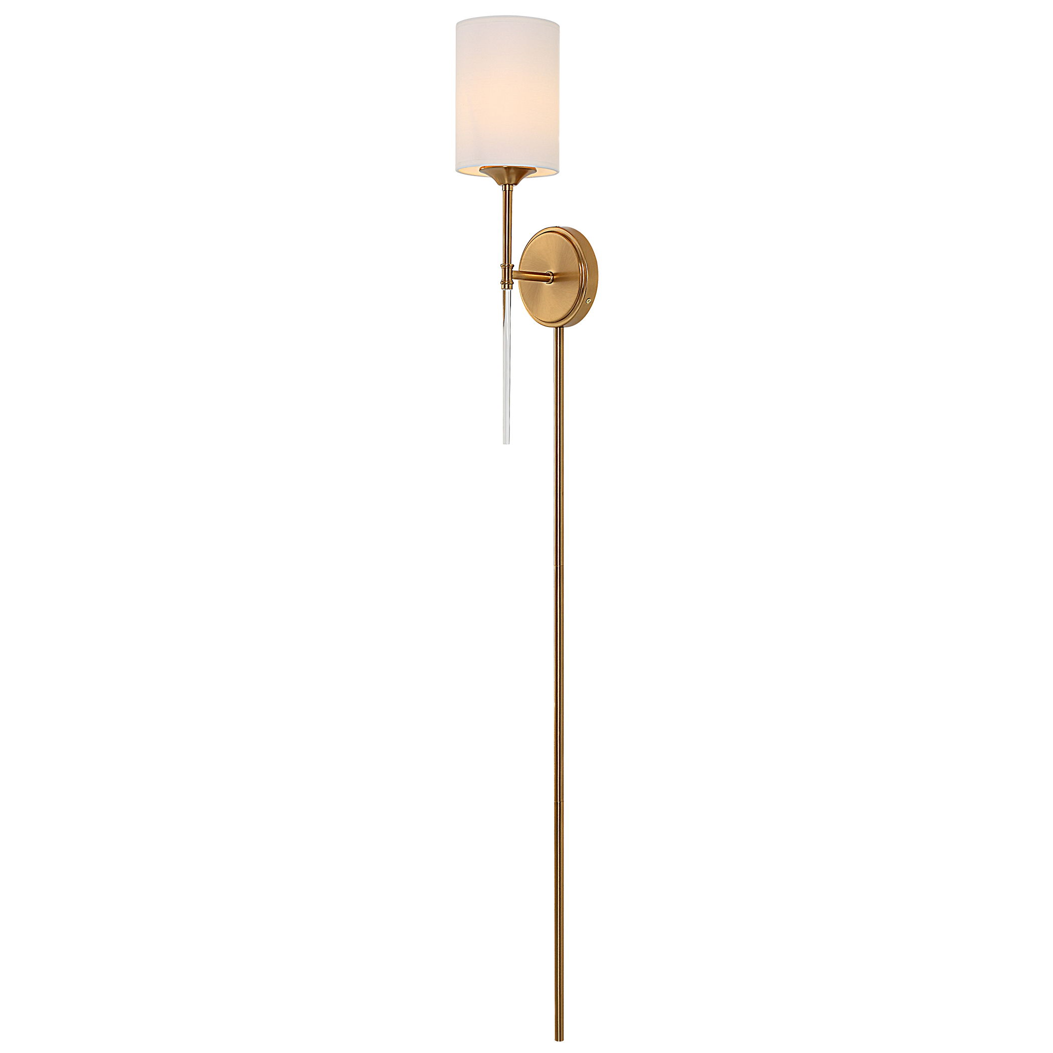 Awyr 1 Light Brass Sconce large image 