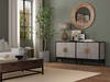 Beto Four Door Sideboard, by Sarreid, 1'6" length x 6'4" width x 2'10" height thumbnail 14