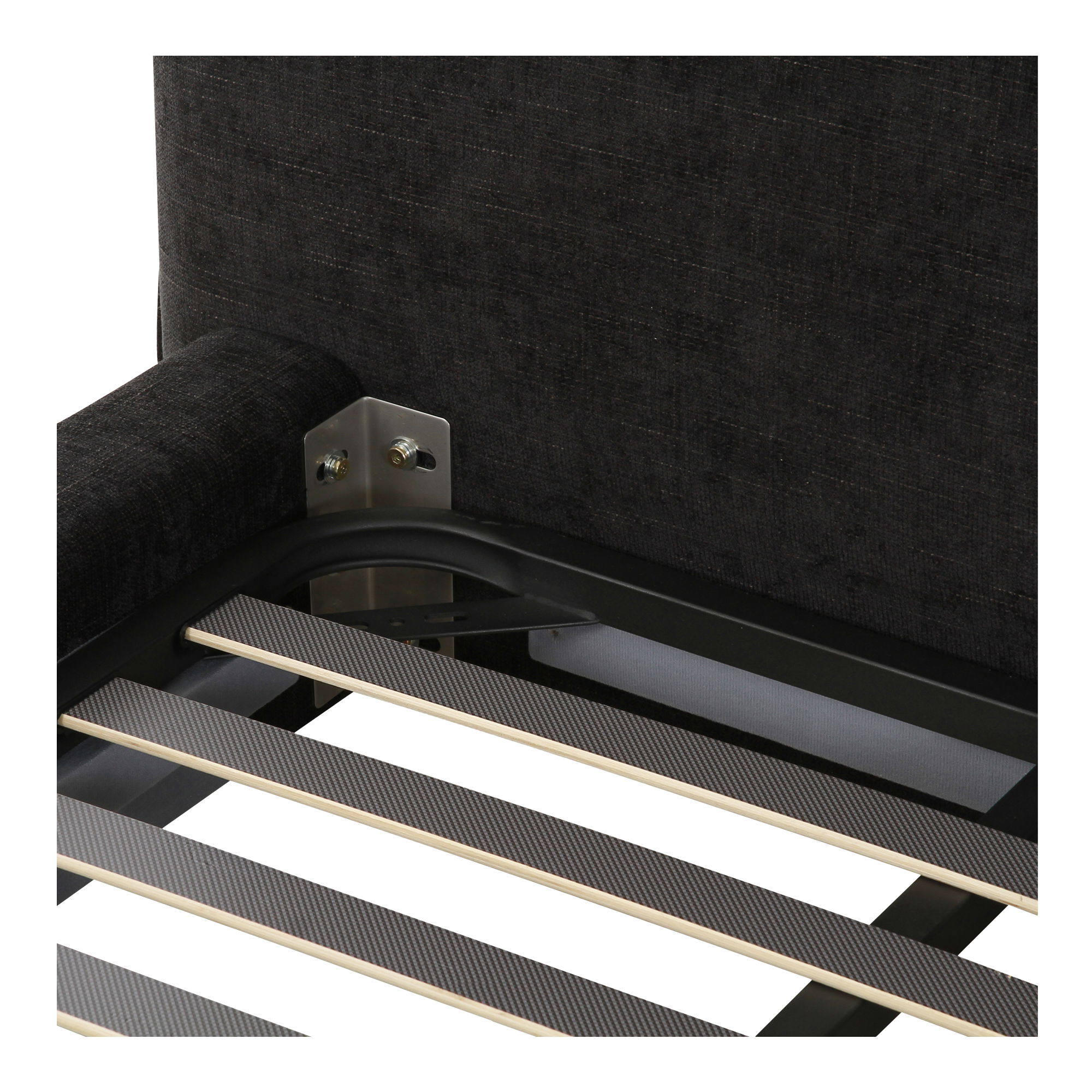 Zeppelin King Bed Heather Black large image 