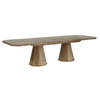 Caledon Reclaimed Oak Dining Table, by Uttermost, 114" width x 30" height x 40" depth thumbnail 5