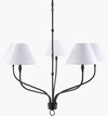 The Johanna Chandelier, by Surya, 40" length x 40" width x 23" height thumbnail