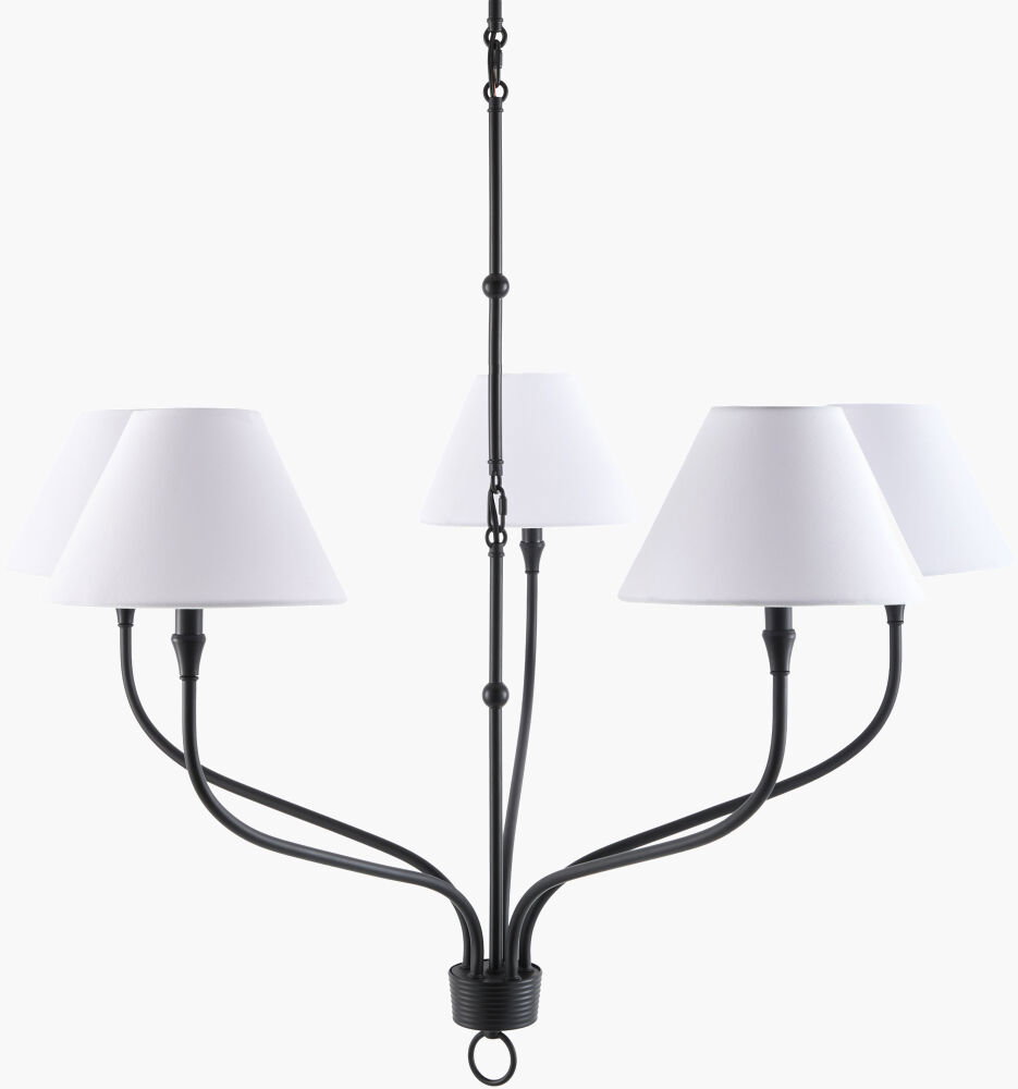 The Johanna Chandelier, by Surya, 40" length x 40" width x 23" height