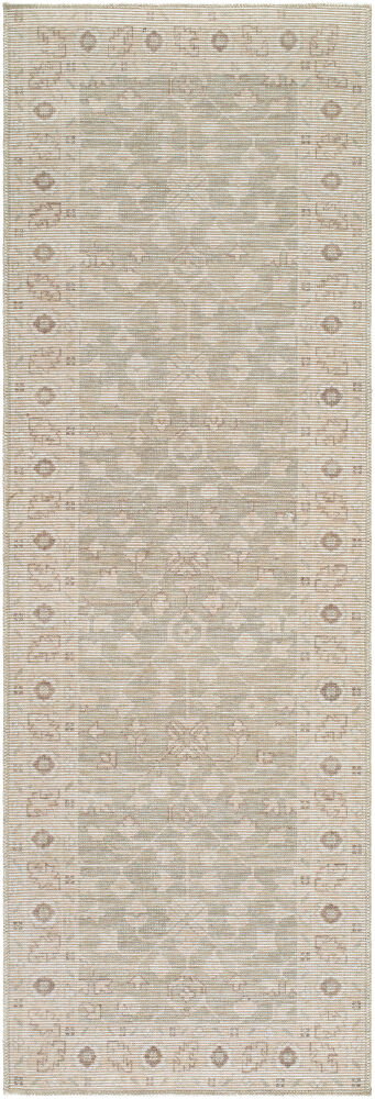 Asha Machine Woven Rug, by Surya, 7'10.49" length x 2'7.5" width