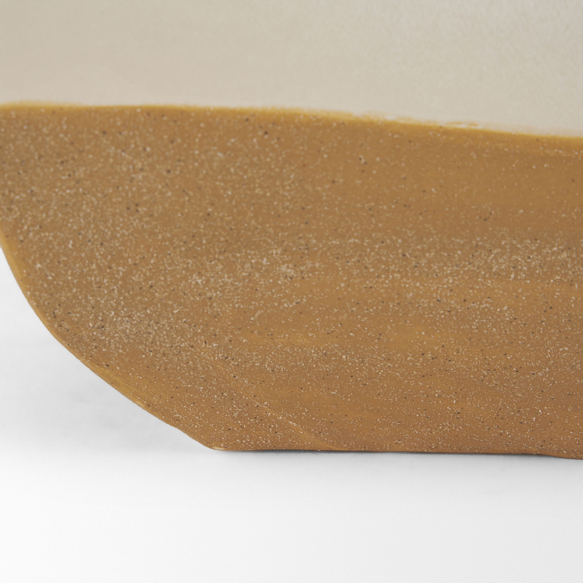 Vania Short Off White with Tan Textured Ceramic Vase, by Mercana, 9.06" length x 8.86" width x 10.43" height View 9