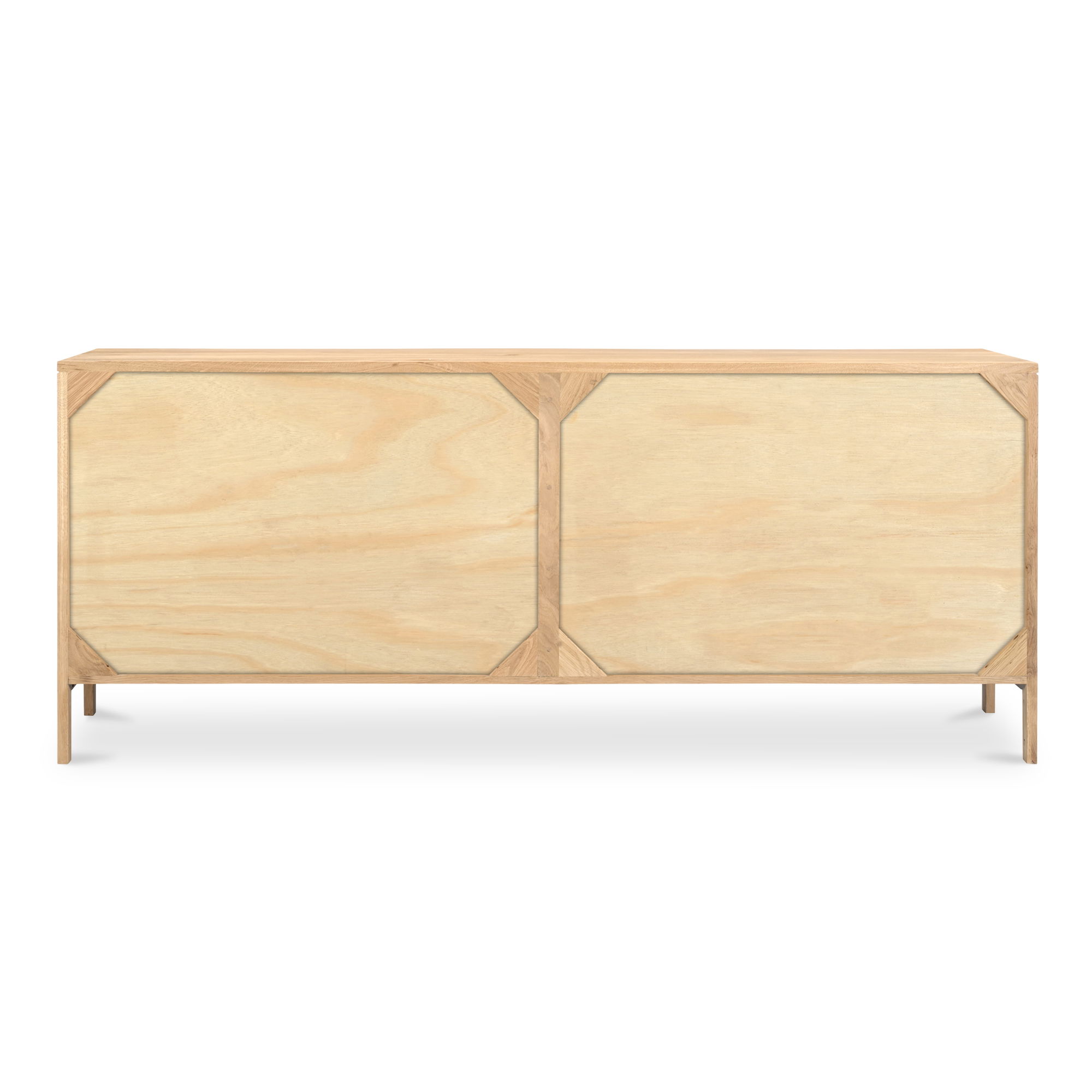 Teeda 4 Door Sideboard Natural large image 