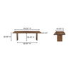 Lila Large Dining Table Brown thumbnail 10