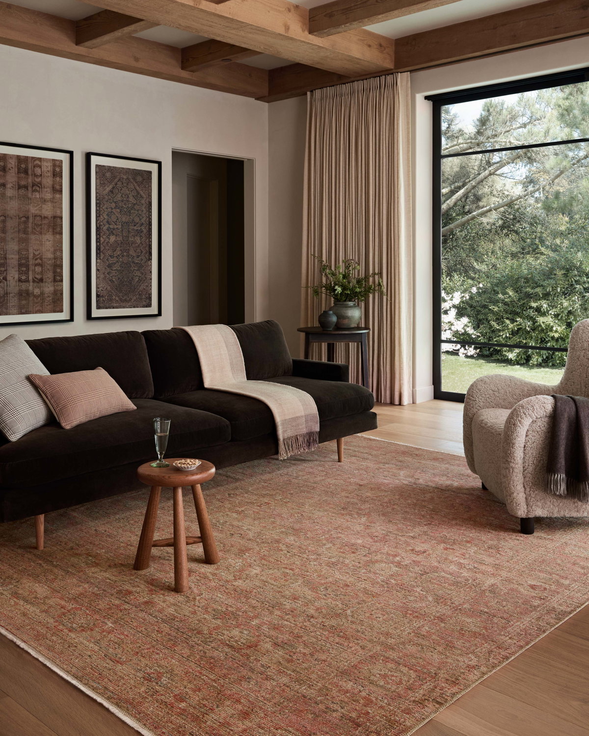 Amber Lewis x Loloi Molly Rug, 5'3" length x 7'9" width View 3