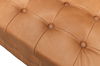 Beam Bench Tufted Leather, Seating by Sarreid, 78" length x 18" width x 17" height thumbnail 4