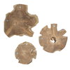 Kalani Wood Outdoor Wall Art Set/3, Sculptural Wall Art by Uttermost, 19.75" width x 19.75" height x 1.25" depth thumbnail 3