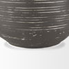 Toru Tall White with Grey Ombre Metal Vase thumbnail 7