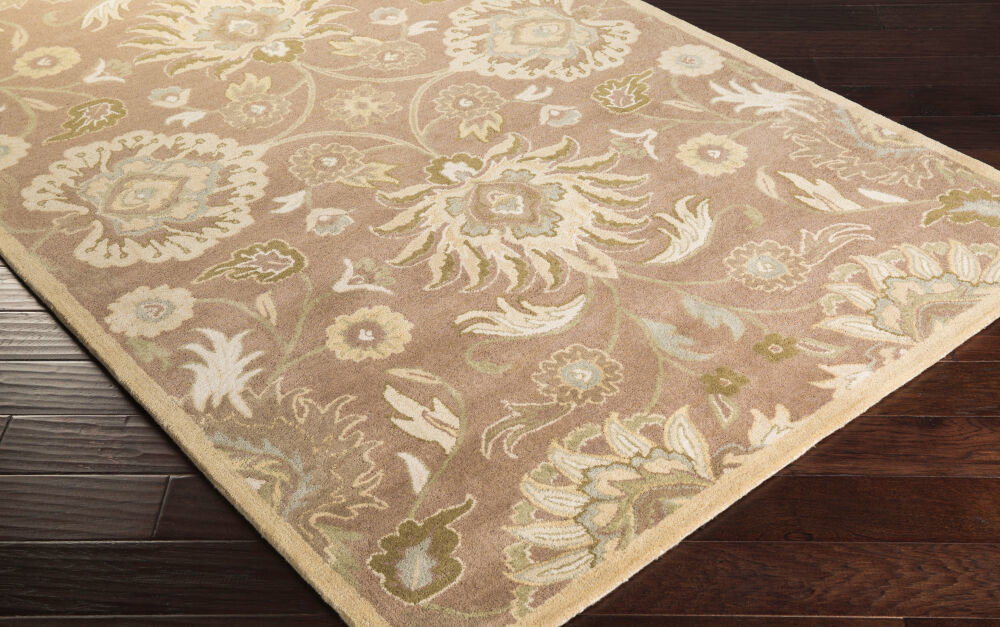 Caesar Handmade Rug, by Surya, 1'6" length x 1'6" width