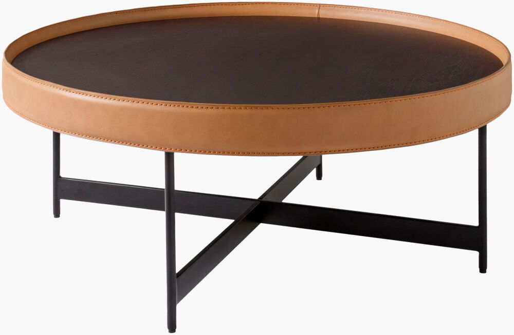 Puck Coffee Table, by Surya, 33" width x 17" height