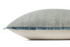 Jean Stoffer x Loloi Blue Pillow, Decorative Pillow, 22" length x 22" width thumbnail 2