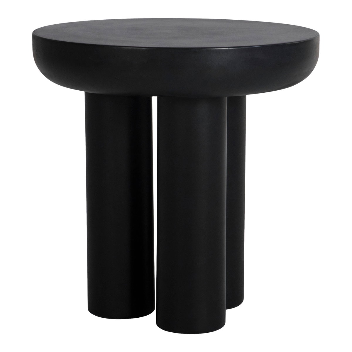 Rocca Side Table Black, Side & End Table by Moe's Home, 19.75" width x 19.75" height x 19.75" depth View 2