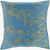 Pedal Power Accent Pillow, Decorative Pillow by Surya, 18" length x 18" width thumbnail
