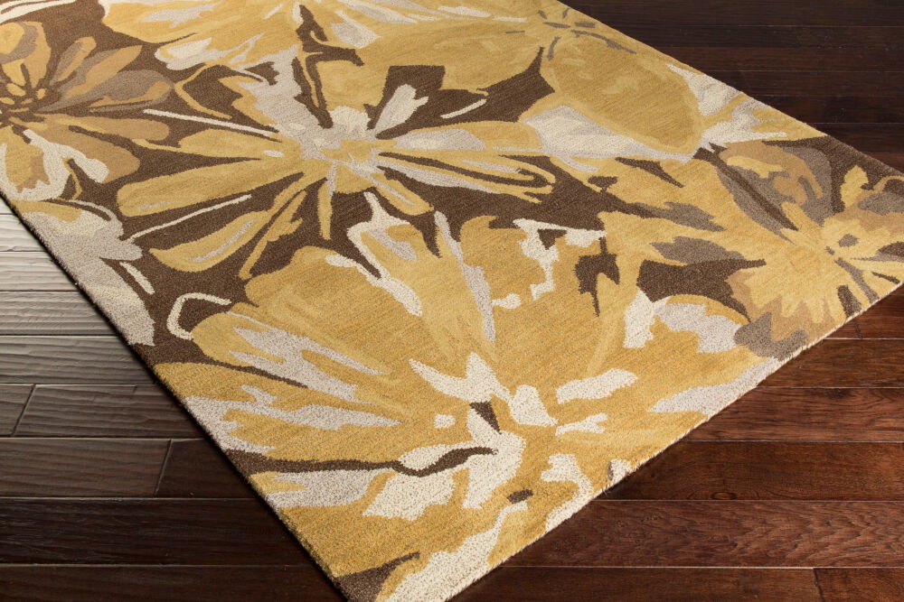 Athena Handmade Rug, by Surya, 1'6" length x 1'6" width