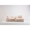 Plunge Sectional Cappuccino, Sectional Sofa by Moe's Home, 106" width x 34" height x 46" depth thumbnail 6