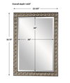 Silvio Tiled Vanity Mirror, by Uttermost, 1'11.12" width x 2'8.75" height x 1.62" depth thumbnail 3