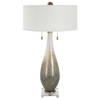 Cardoni Bronze Glass Table Lamp, by Uttermost, 18" width x 32.25" height x 18" depth thumbnail 5