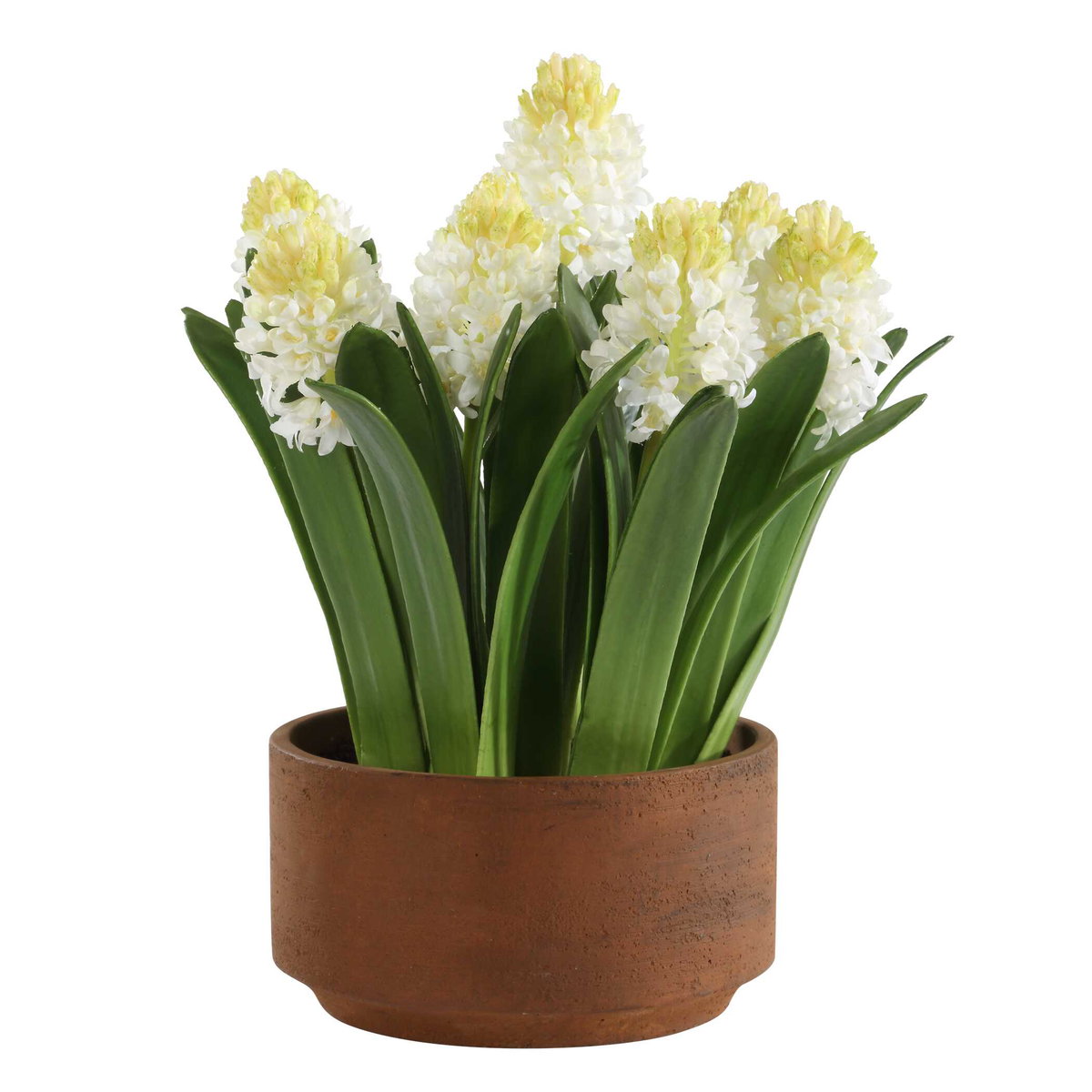 Sincerity Potted Hyacinth Plant, Artificial Plants & Flower by Uttermost, 16.5" width x 16.5" height x 17.25" depth View 3
