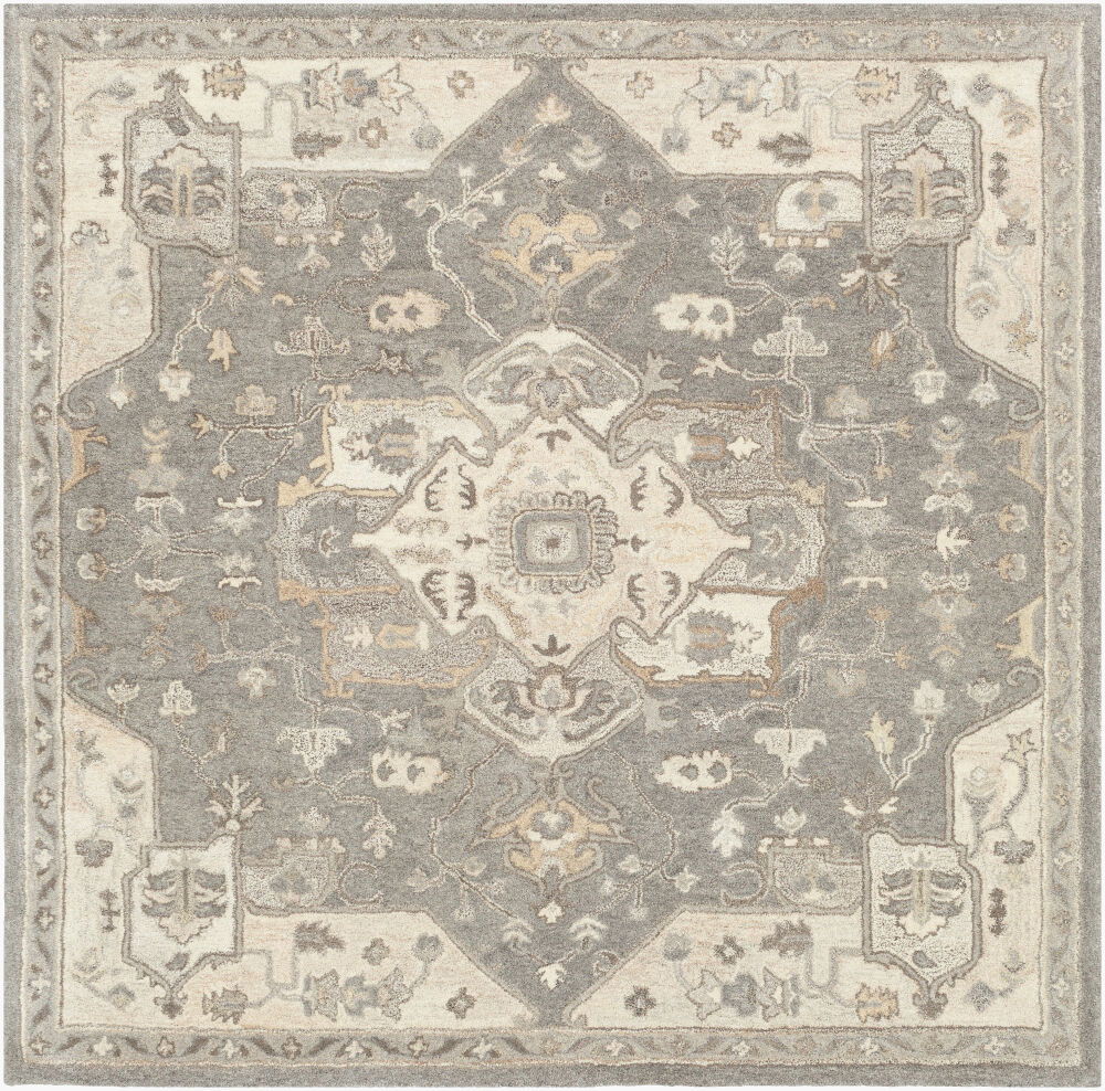 Caesar Handmade Rug, by Surya, 6' length x 6' width