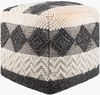 Hygge Pouf, Ottoman by Surya, 18" width x 18" height thumbnail