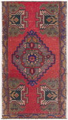 Antique One of a Kind Handmade Rug, by Surya, 3' length x 1'9" width thumbnail