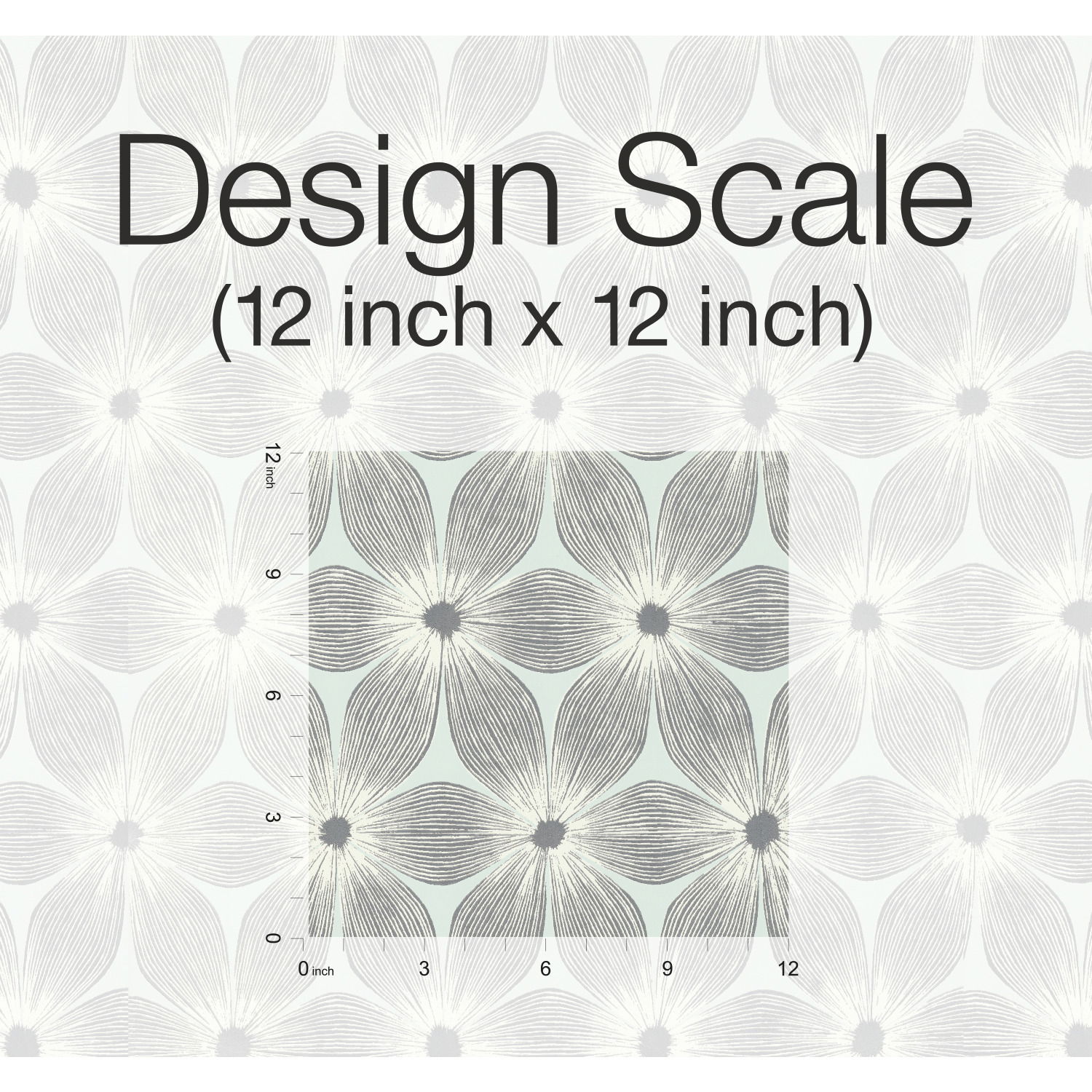 Everlasting Blue & Silver Wallpaper, by York Wall, 33' length x 1'9" width x 0.02" depth View 4